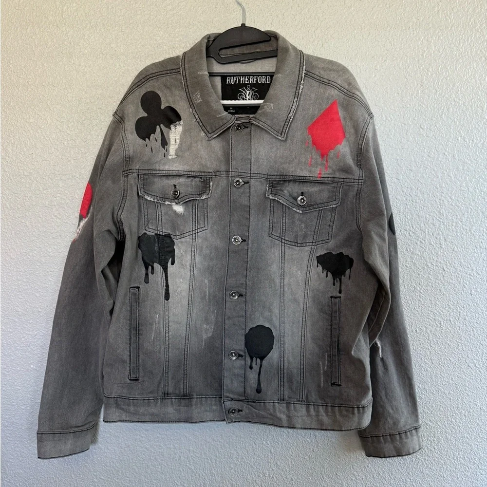Men’s Rutherford “DEAM” Denim Jacket size XL